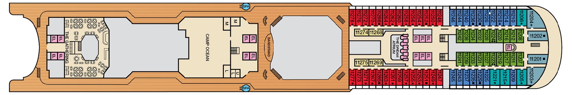 Deck 11 - Panorama plan